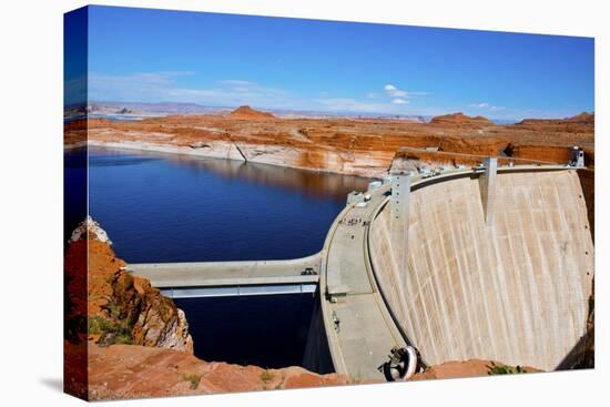 USA, Arizona, Page, Glen Canyon Dam Removed turbine runner-Bernard Friel-Stretched Canvas