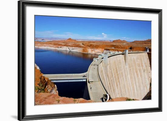 USA, Arizona, Page, Glen Canyon Dam Removed turbine runner-Bernard Friel-Framed Premium Photographic Print