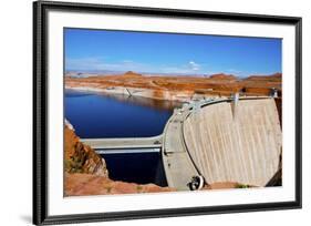 USA, Arizona, Page, Glen Canyon Dam Removed turbine runner-Bernard Friel-Framed Premium Photographic Print