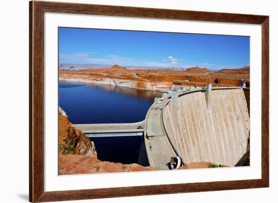 USA, Arizona, Page, Glen Canyon Dam Removed turbine runner-Bernard Friel-Framed Premium Photographic Print