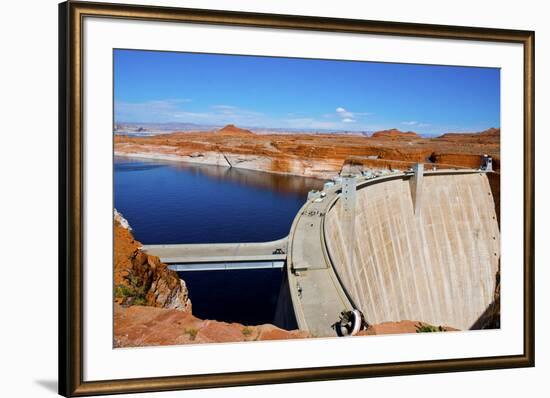 USA, Arizona, Page, Glen Canyon Dam Removed turbine runner-Bernard Friel-Framed Premium Photographic Print