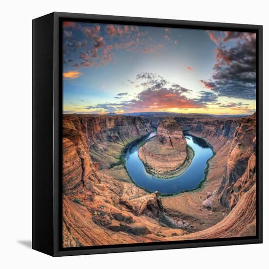 USA, Arizona, Page, Horseshoe Bend Canyon-Michele Falzone-Framed Stretched Canvas