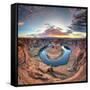 USA, Arizona, Page, Horseshoe Bend Canyon-Michele Falzone-Framed Stretched Canvas