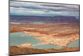 USA, Arizona, Page. Lake Powell, dramatically low water level-Bernard Friel-Mounted Photographic Print