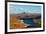 USA, Arizona, Page, Lake Powell Vistas, cruising Boat-Bernard Friel-Framed Premium Photographic Print