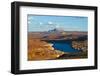 USA, Arizona, Page, Lake Powell Vistas, cruising Boat-Bernard Friel-Framed Photographic Print