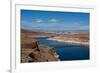 USA, Arizona, Page, Lake Powell Vistas, From Wahweap Overlook-Bernard Friel-Framed Premium Photographic Print