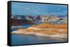 USA, Arizona, Page, Lake Powell Vistas, From Wahweap Overlook-Bernard Friel-Framed Stretched Canvas