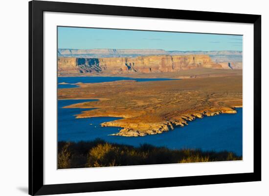 USA, Arizona, Page, Lake Powell Vistas, From Wahweap Overlook-Bernard Friel-Framed Photographic Print