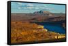 USA, Arizona, Page, Lake Powell Vistas, Navajo Generating Station.-Bernard Friel-Framed Stretched Canvas