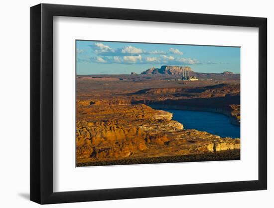 USA, Arizona, Page, Lake Powell Vistas, Navajo Generating Station.-Bernard Friel-Framed Photographic Print