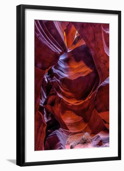 USA, Arizona, Paige. Rock Patterns in Antelope Canyon-Jay O'brien-Framed Photographic Print