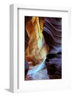 USA, Arizona, Paige. Rock Patterns in Antelope Canyon-Jay O'brien-Framed Photographic Print