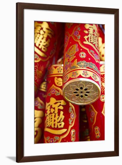 USA, Arizona, Phoenix. Traditional Chinese firecrackers.-Jaynes Gallery-Framed Premium Photographic Print