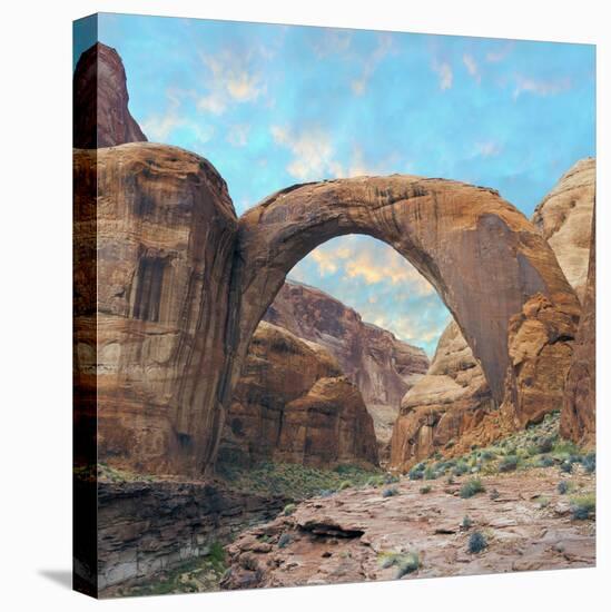 USA, Arizona. Rainbow Bridge Arch in Glen Canyon Nra-Jaynes Gallery-Stretched Canvas