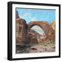 USA, Arizona. Rainbow Bridge Arch in Glen Canyon Nra-Jaynes Gallery-Framed Photographic Print