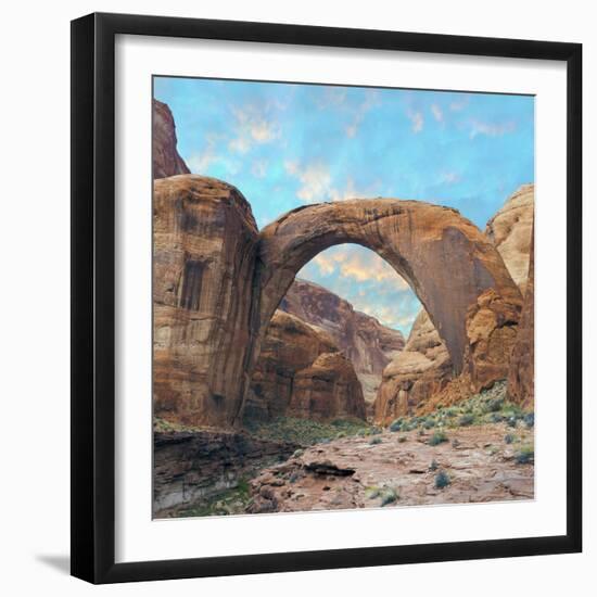 USA, Arizona. Rainbow Bridge Arch in Glen Canyon Nra-Jaynes Gallery-Framed Photographic Print