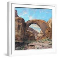 USA, Arizona. Rainbow Bridge Arch in Glen Canyon Nra-Jaynes Gallery-Framed Photographic Print