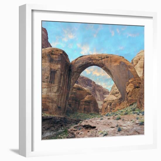 USA, Arizona. Rainbow Bridge Arch in Glen Canyon Nra-Jaynes Gallery-Framed Photographic Print