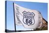 USA, Arizona, Route 66, Hackberry, Flag-Catharina Lux-Stretched Canvas