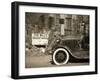 USA, Arizona, Route 66, Hackberry General Store, 300 Miles Desert Ahead Sign-Alan Copson-Framed Photographic Print