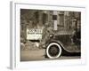 USA, Arizona, Route 66, Hackberry General Store, 300 Miles Desert Ahead Sign-Alan Copson-Framed Photographic Print