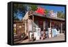 USA, Arizona, Route 66, Hackberry, Old Filling Station-Catharina Lux-Framed Stretched Canvas