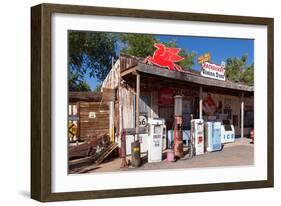 USA, Arizona, Route 66, Hackberry, Old Filling Station-Catharina Lux-Framed Photographic Print