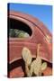 USA, Arizona, Route 66, Rusty Car Body, Cactus-Catharina Lux-Stretched Canvas