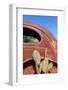 USA, Arizona, Route 66, Rusty Car Body, Cactus-Catharina Lux-Framed Photographic Print