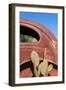 USA, Arizona, Route 66, Rusty Car Body, Cactus-Catharina Lux-Framed Premium Photographic Print