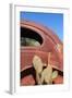 USA, Arizona, Route 66, Rusty Car Body, Cactus-Catharina Lux-Framed Photographic Print