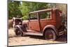 USA, Arizona, Route 66, Rusty Car Body-Catharina Lux-Mounted Photographic Print