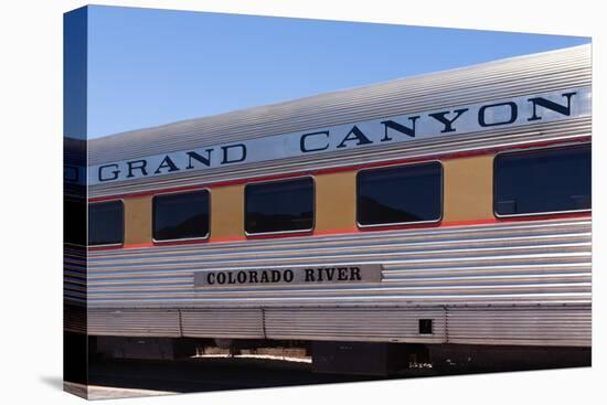 USA, Arizona, Route 66, Williams, Railway Station, Saloon Car-Catharina Lux-Stretched Canvas