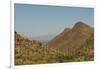 USA, Arizona, Saguaro National Park. Valley in Desert Landscape-Cathy & Gordon Illg-Framed Premium Photographic Print