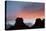 Usa, Arizona, Sedona. Buttes at sunset.-Merrill Images-Stretched Canvas