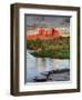 USA, Arizona, Sedona, Cathedral Rock Glowing at Sunset-Michele Falzone-Framed Premium Photographic Print