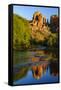USA, Arizona. Sedona, Cathedral Rock-George Theodore-Framed Stretched Canvas