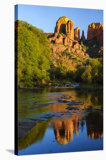 USA, Arizona. Sedona, Cathedral Rock-George Theodore-Stretched Canvas