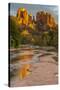 USA, Arizona, Sedona, Cathedral Rock-George Theodore-Stretched Canvas