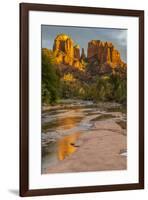 USA, Arizona, Sedona, Cathedral Rock-George Theodore-Framed Premium Photographic Print