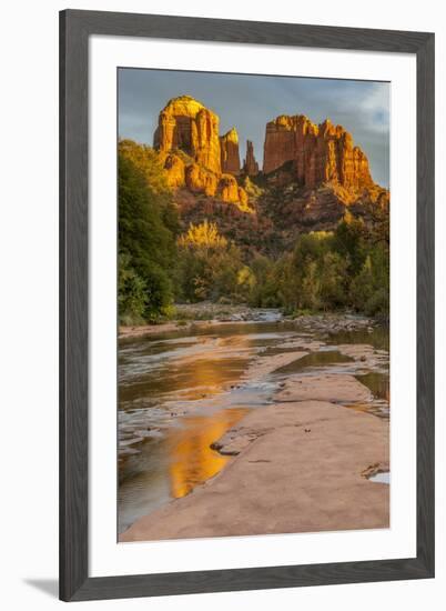 USA, Arizona, Sedona, Cathedral Rock-George Theodore-Framed Premium Photographic Print