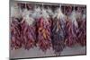 USA, Arizona, Sedona. Hanging dried chili peppers-Kevin Oke-Mounted Photographic Print