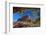 USA, Arizona, Sedona. Juniper Tree Frames Mountain View-Jaynes Gallery-Framed Photographic Print