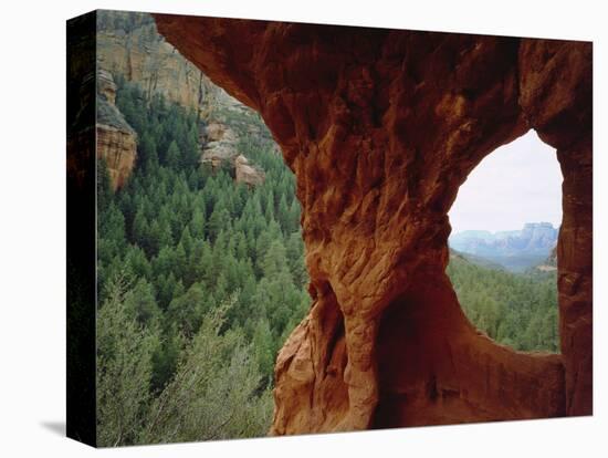 USA, Arizona, Sedona. Natural Sandstone and the Backcountry of Sedona-Jaynes Gallery-Stretched Canvas