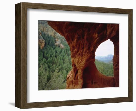 USA, Arizona, Sedona. Natural Sandstone and the Backcountry of Sedona-Jaynes Gallery-Framed Photographic Print