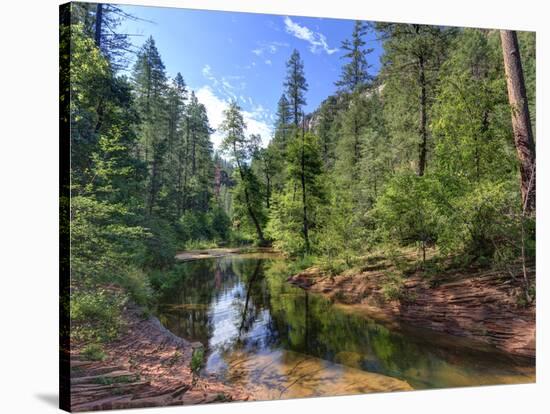 USA, Arizona, Sedona, Oak Creek Canyon, West Fork Trail-Michele Falzone-Stretched Canvas