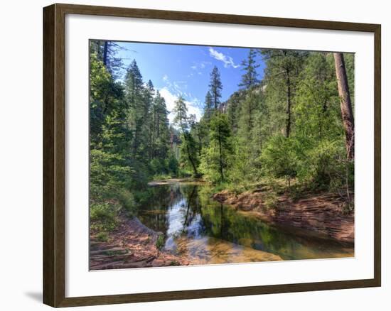 USA, Arizona, Sedona, Oak Creek Canyon, West Fork Trail-Michele Falzone-Framed Photographic Print