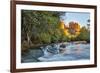 USA, Arizona, Sedona, Red Rock Crossing. Flowing river scenic.-Hollice Looney-Framed Premium Photographic Print