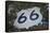 USA, Arizona, Sedona. Vintage Highway 66 sign-Kevin Oke-Framed Stretched Canvas